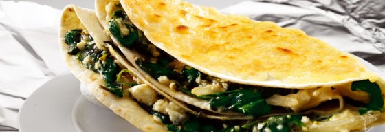 Spinach and Ricotta Crepes